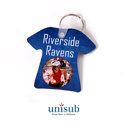Sublimation Blank Aluminum Key Tag - 2.5" x 2.77" - Tee Shirt