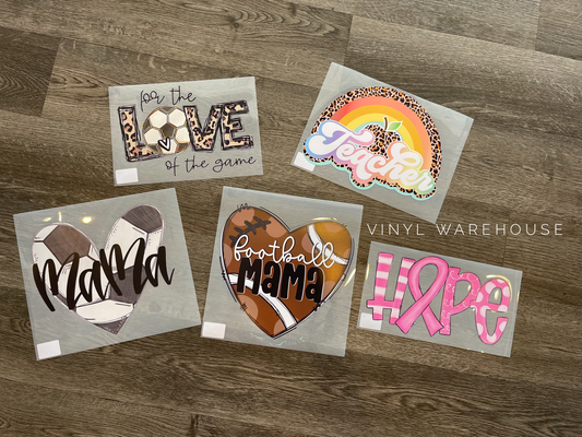 For the Love of The Game (Soccer) - Heat Transfer Print