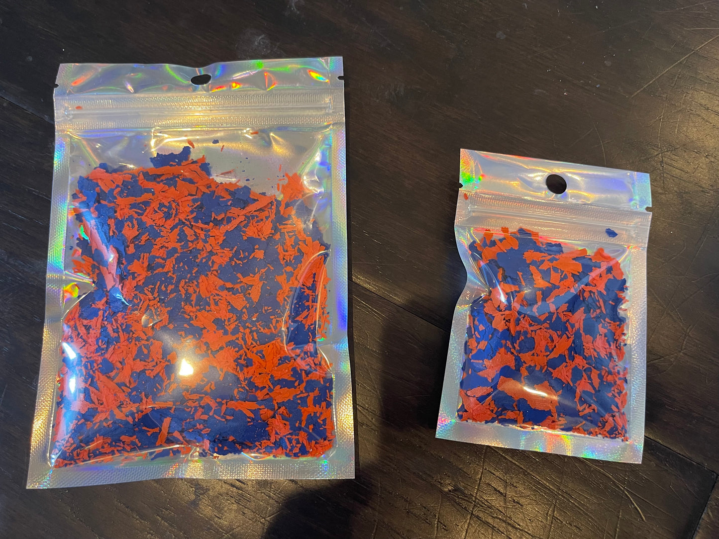 Screen Print Confetti - Dragons (Royal/Orange)