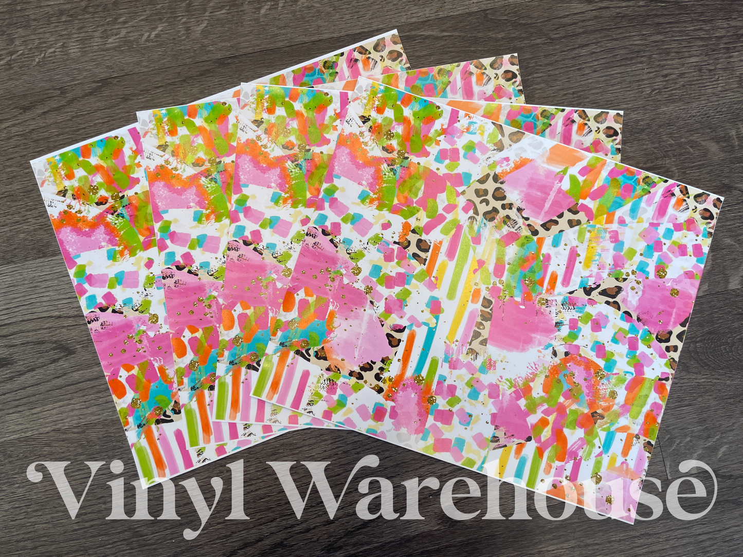 VWH Celebration Leopard - Printed HTV