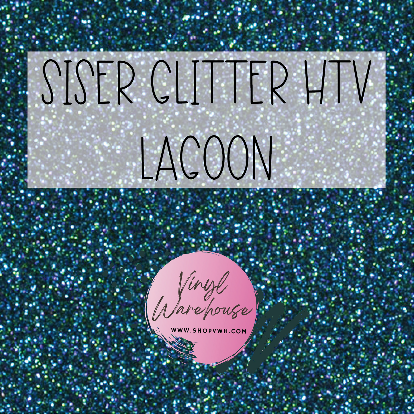 Siser EasyWeed Glitter HTV - Lagoon