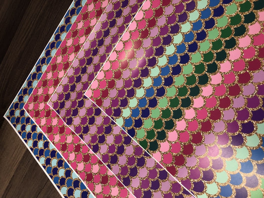 Mermaid Scales - Printed HTV