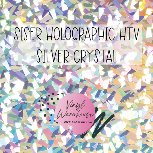 Siser Holographic HTV - Silver Crystal