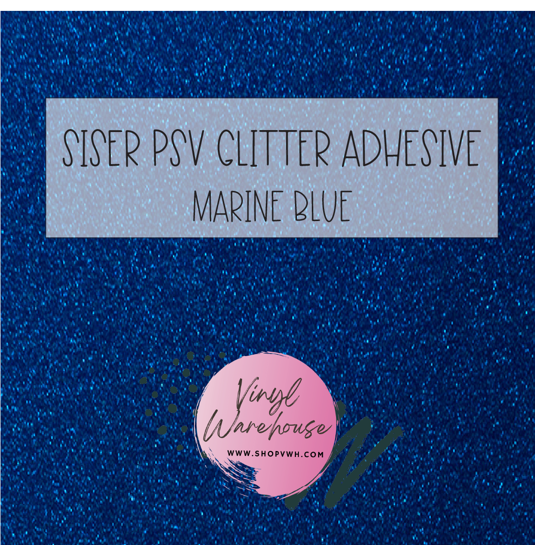 Siser PSV Adhesive Glitter - Marine Blue
