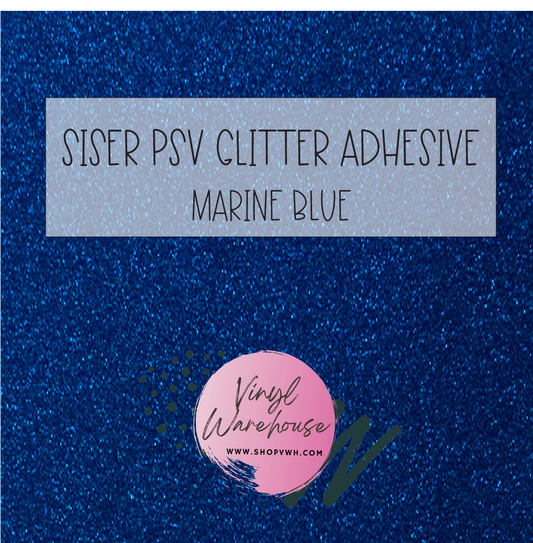Siser PSV Adhesive Glitter - Marine Blue