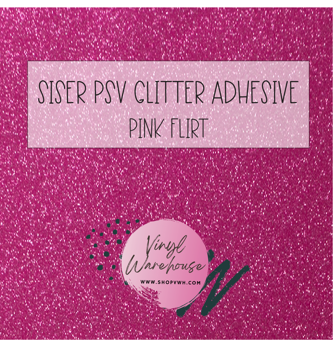 Siser PSV Adhesive Glitter - Pink Flirt