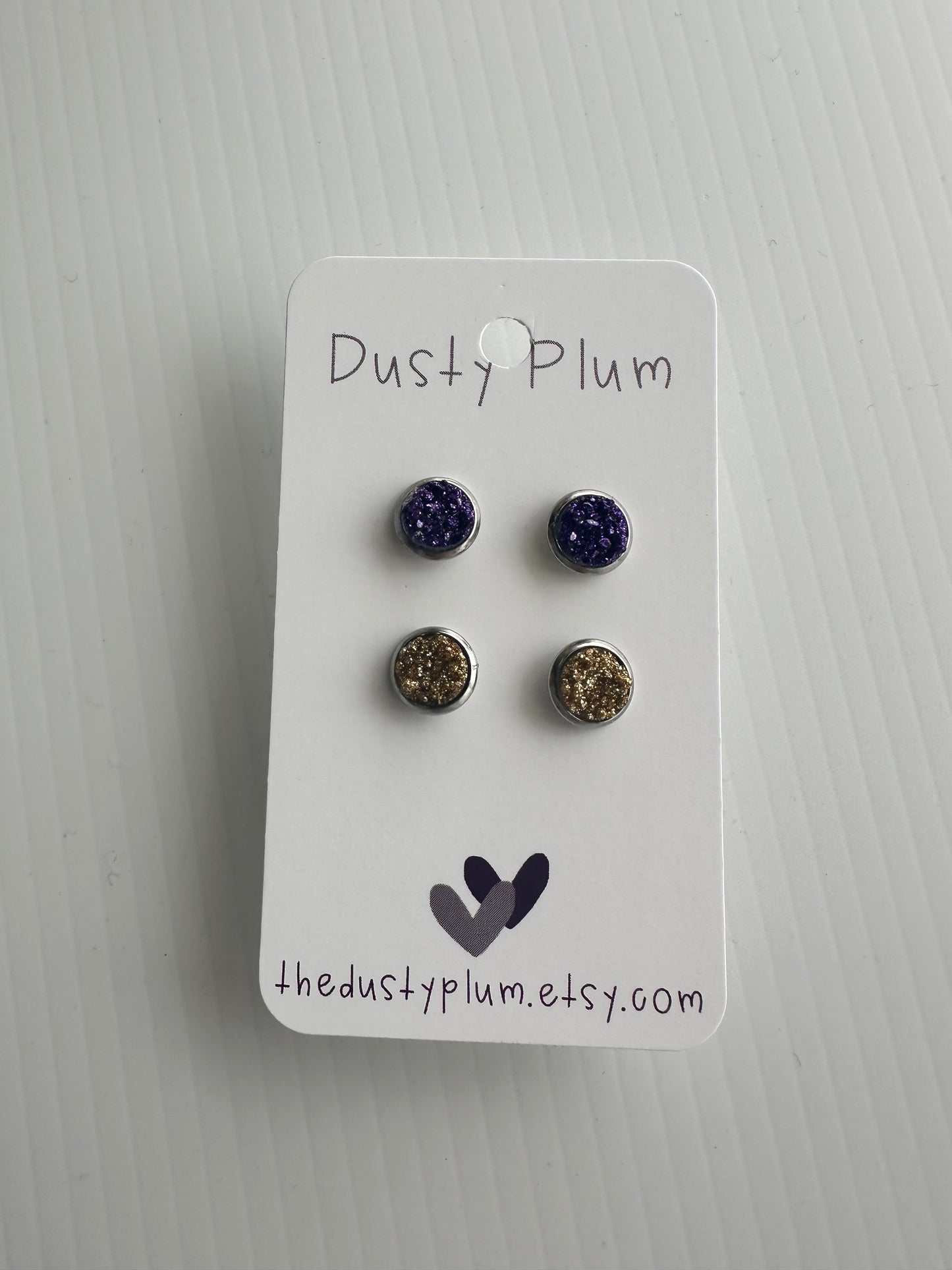 Druzy Studs - Small (2 Pack)