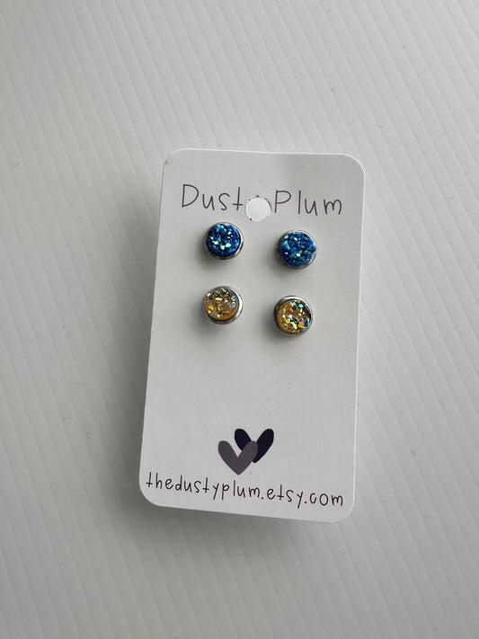 Druzy Studs - Small (2 Pack)