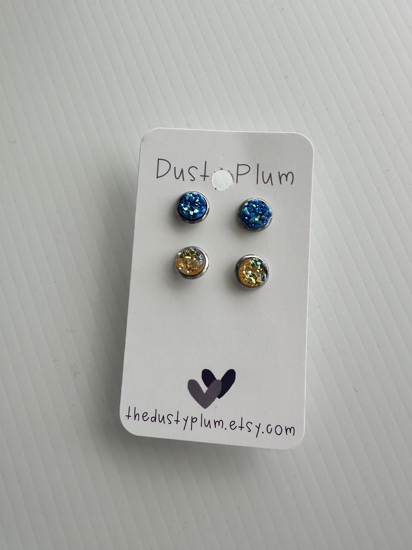 Druzy Studs - Small (2 Pack)