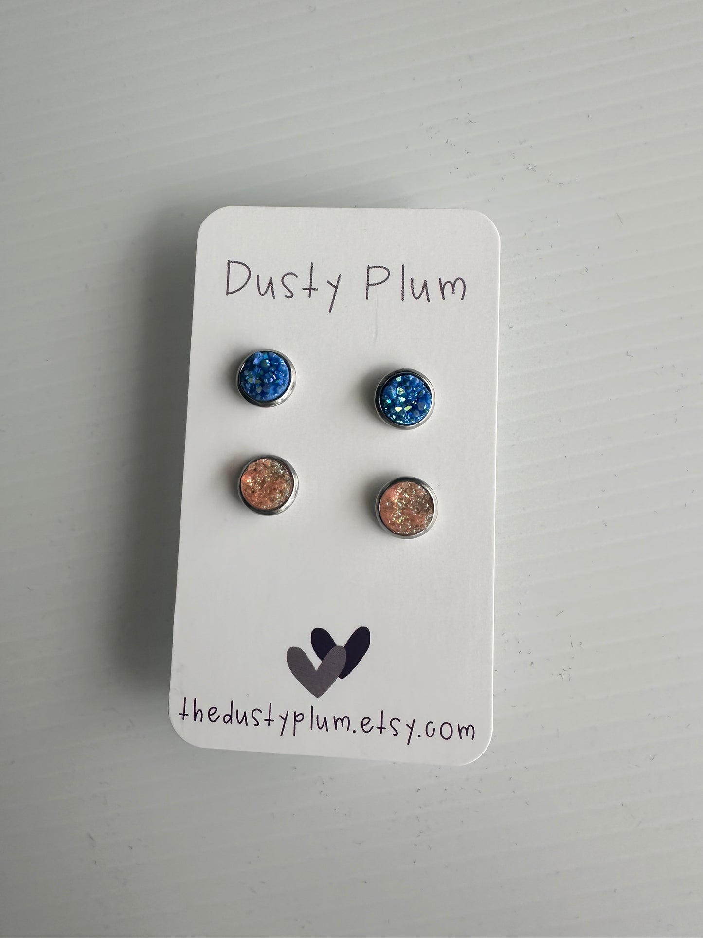 Druzy Studs - Small (2 Pack)