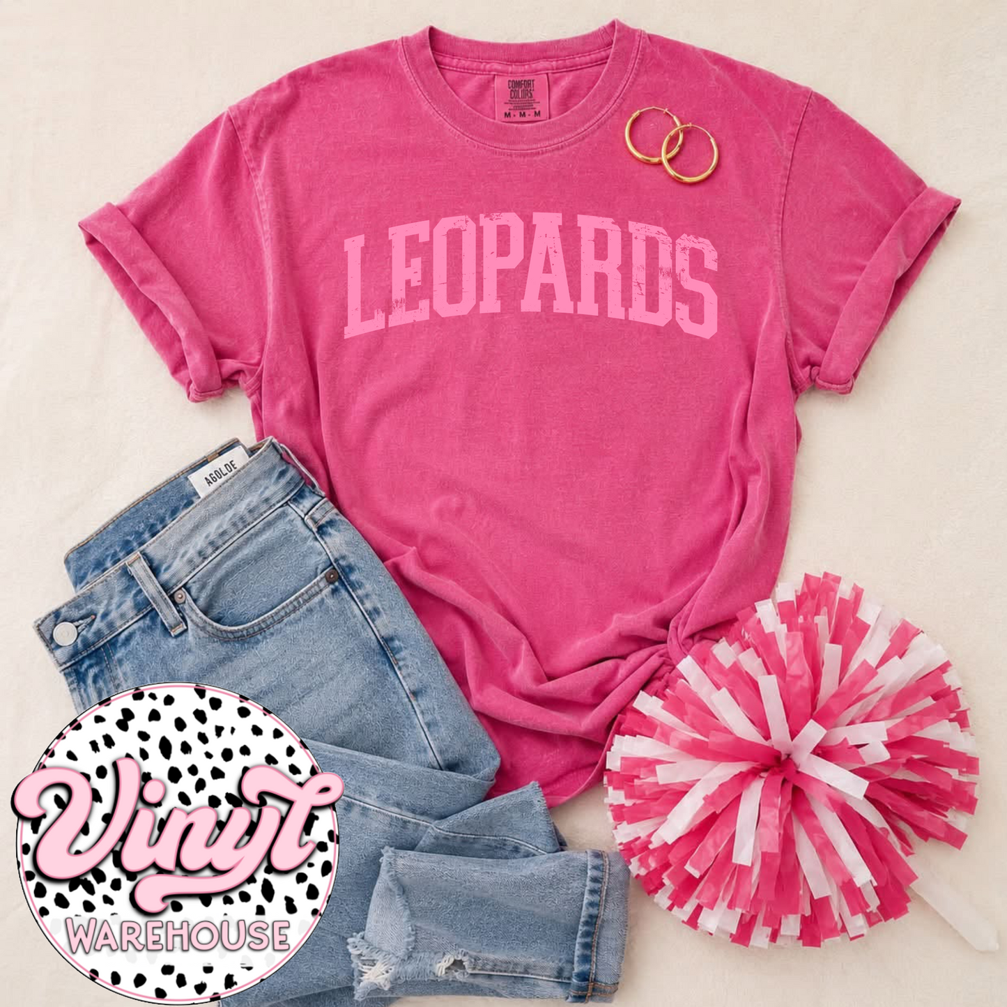 Pink Out Leopards  - Spirit Wear