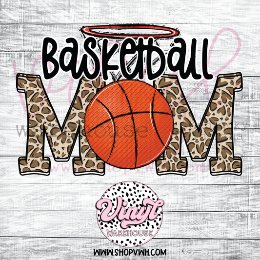 Basketball Mom - Heat Transfer Print