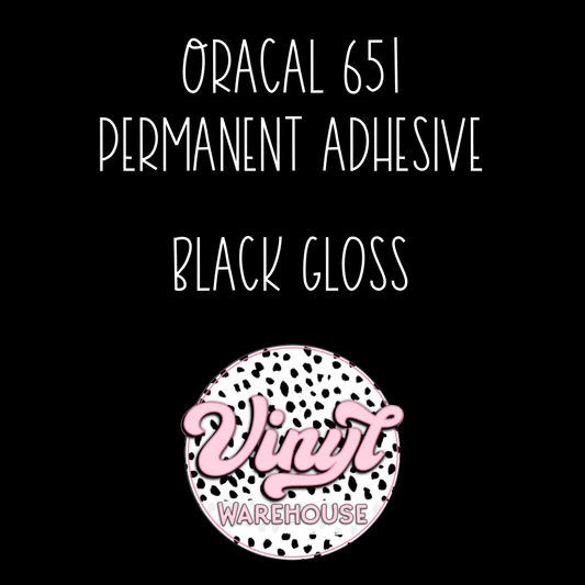 Oracal 651 - Black Gloss