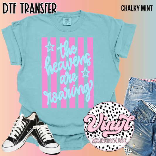 The Heavens Are Roaring - DTF Print