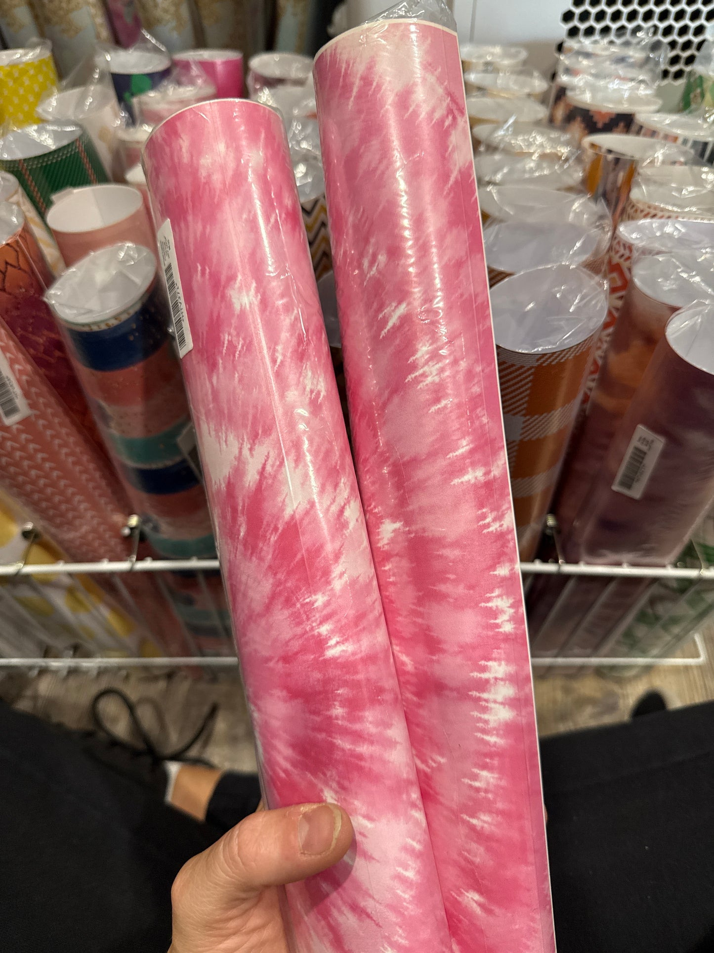 Pink tie dye - breast cancer inspired printed HTV