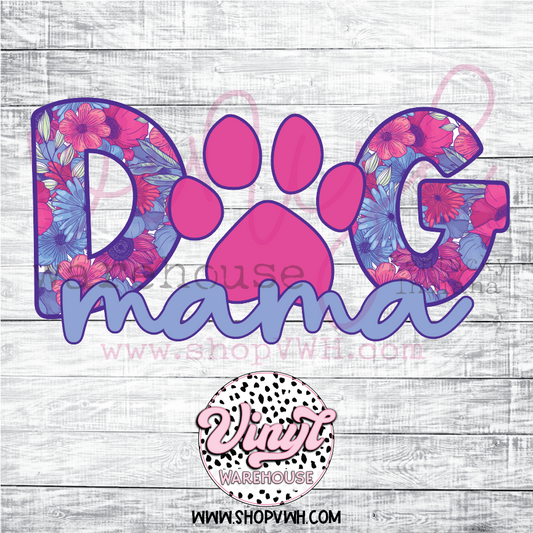 Dog Mama - Heat Transfer Print
