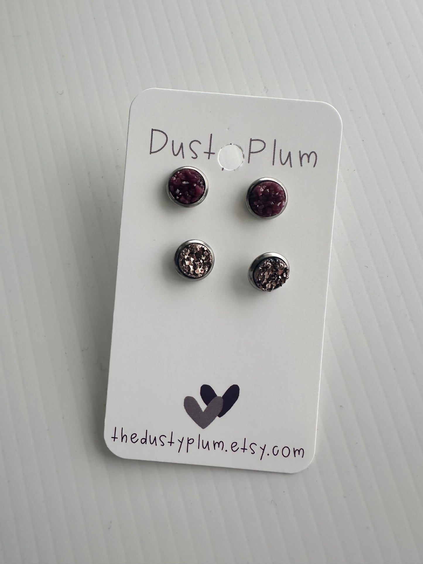 Druzy Studs - Small (2 Pack)