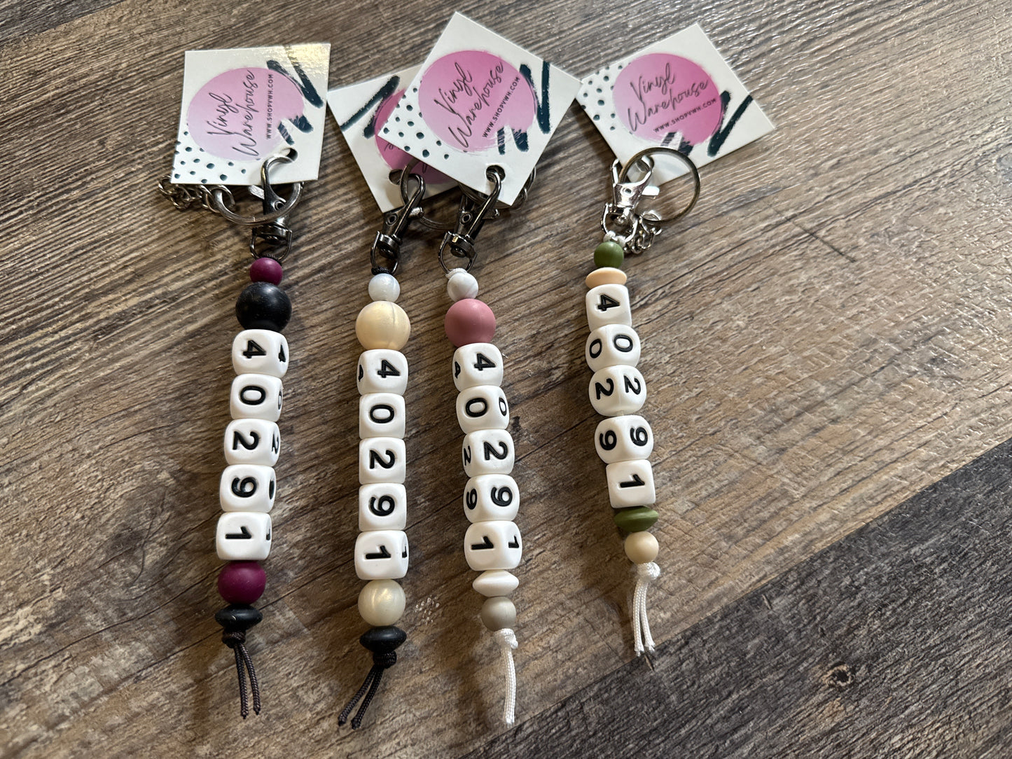Zip Code Keychains