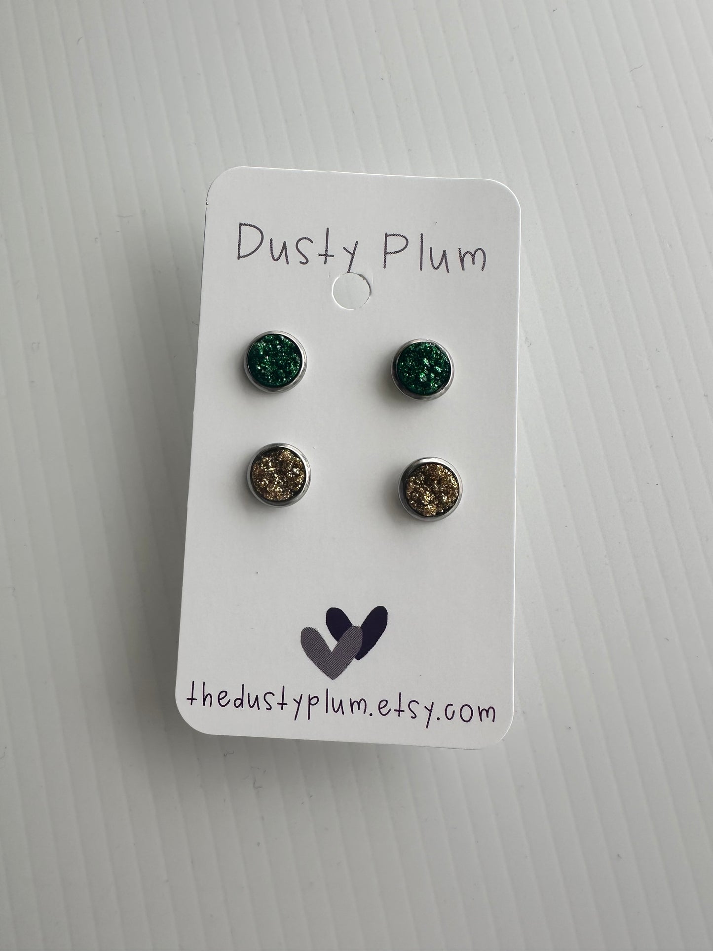 Druzy Studs - Small (2 Pack)