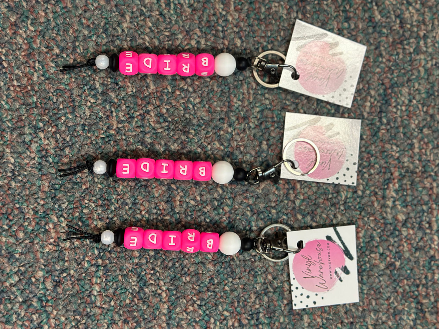 Silicone Bead Keychains