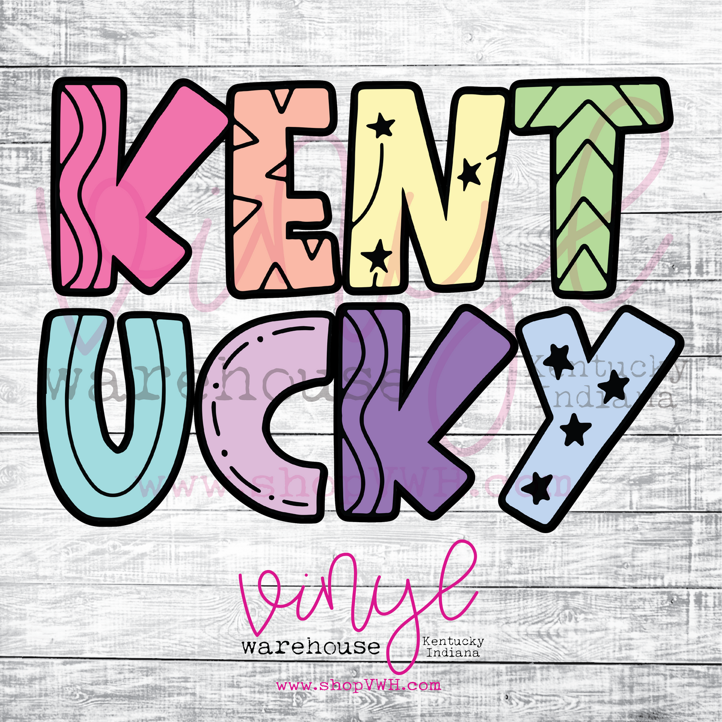 Funky Kentucky - Heat Transfer Print