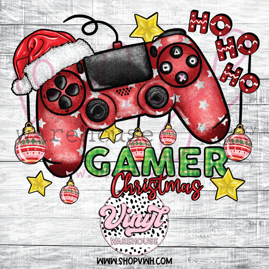 Gamer Christmas - Heat Transfer Print