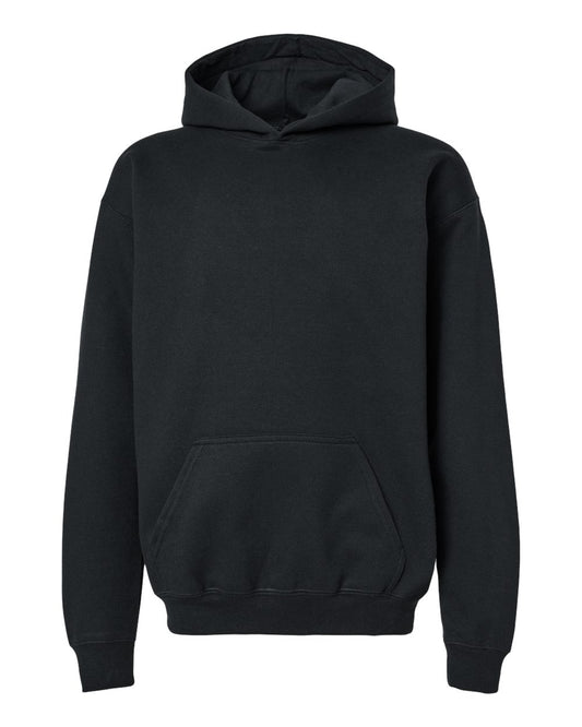 Gildan Softstyle® Youth Midweight Hooded Sweatshirt  - Black
