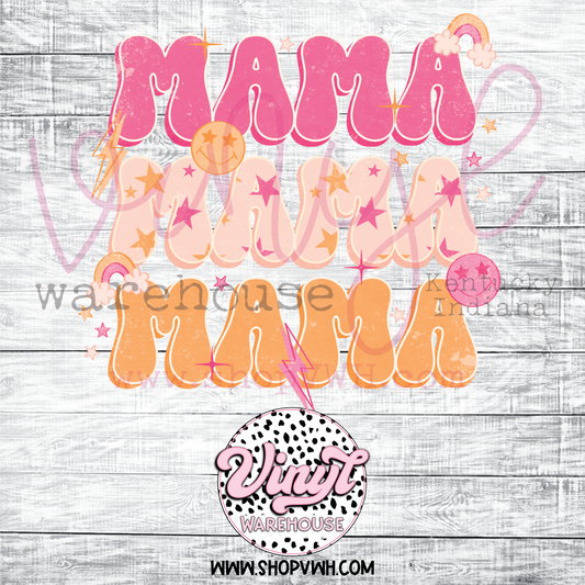 Groovy Mama - Heat Transfer Print