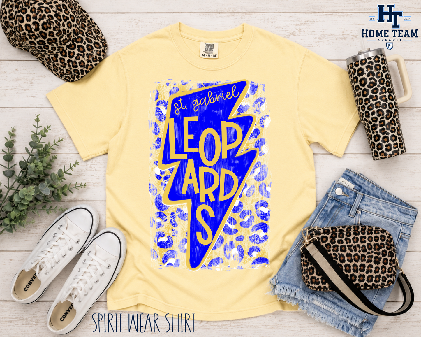 Leopard Lightning Bolt - Spirit Wear