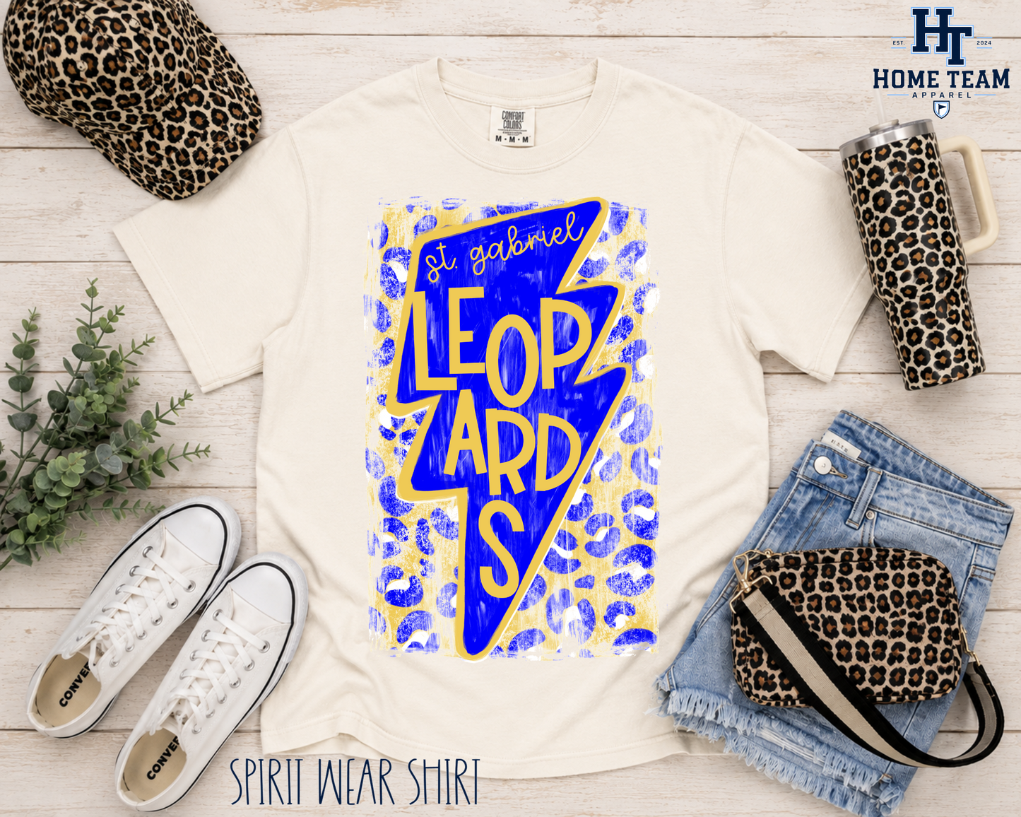 Leopard Lightning Bolt - Spirit Wear