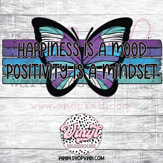 Happiness Butterfly - Heat Transfer Print