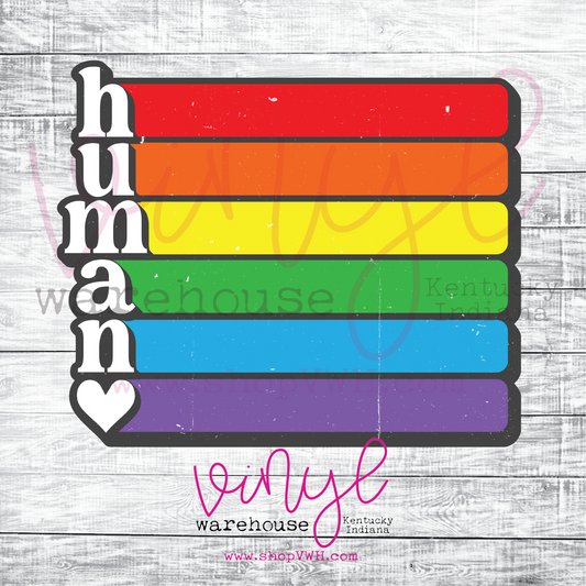 Human Pride - Heat Transfer Print