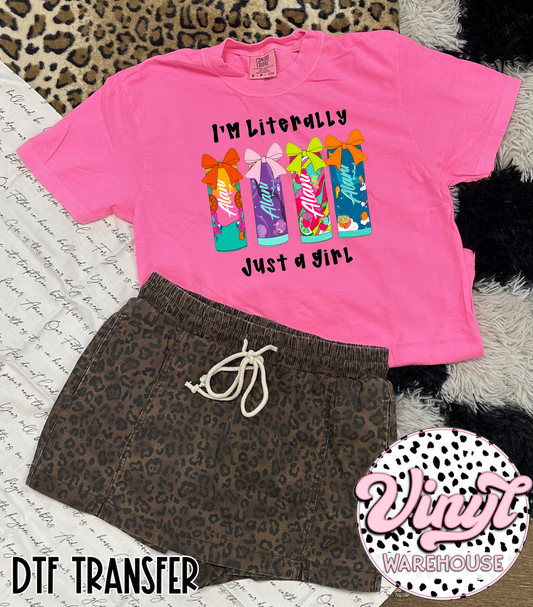 Just A Girl - DTF Print