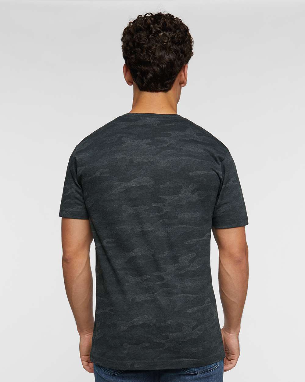 Rabbit Skins Adult Fine Jersey Tee - Storm Camo