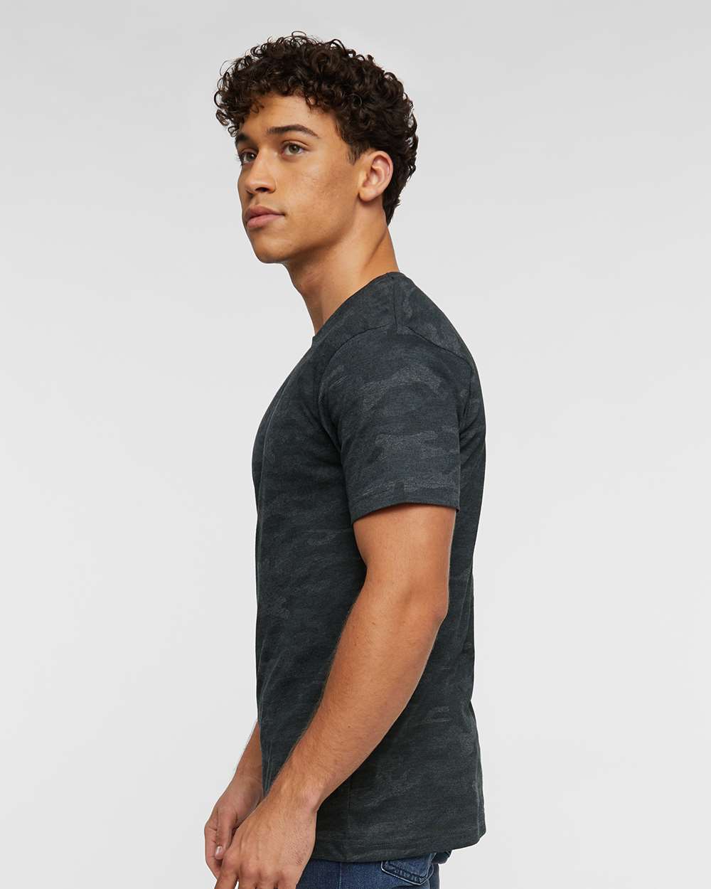 Rabbit Skins Adult Fine Jersey Tee - Storm Camo