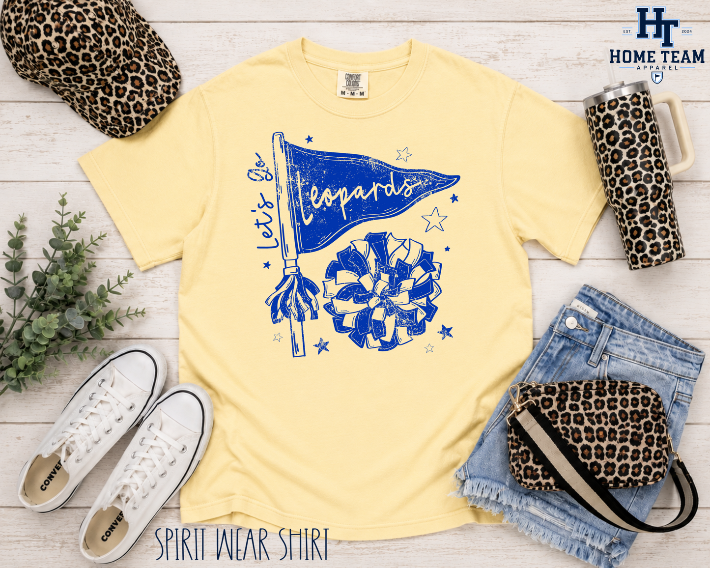 Leopard Cheer - Spirit Wear