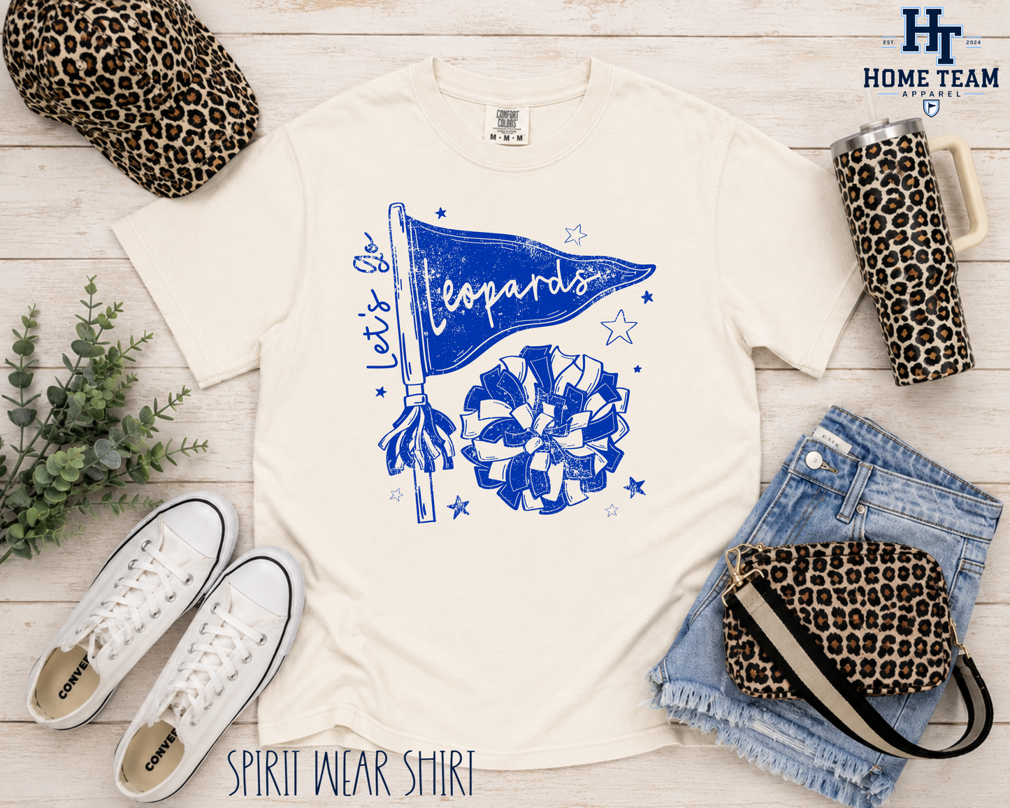 Leopard Cheer - Spirit Wear