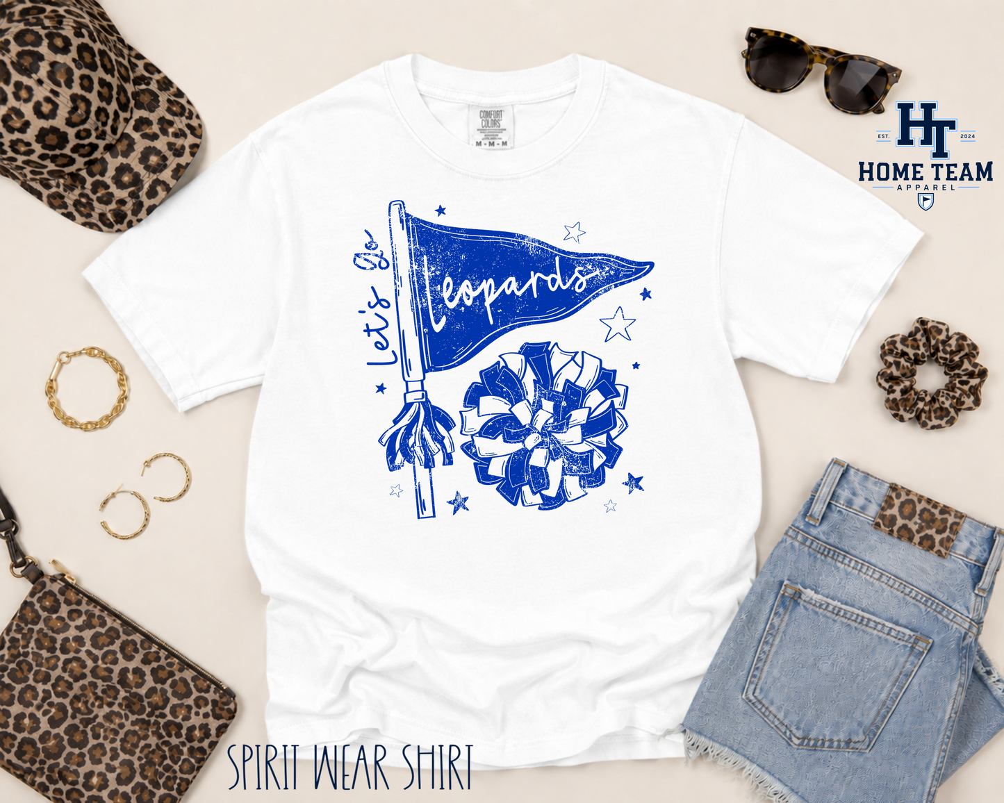 Leopard Cheer - Spirit Wear