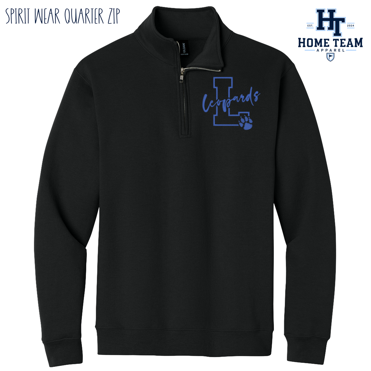 Leopards Quarter Zip - Spirit Wear (YOUTH)