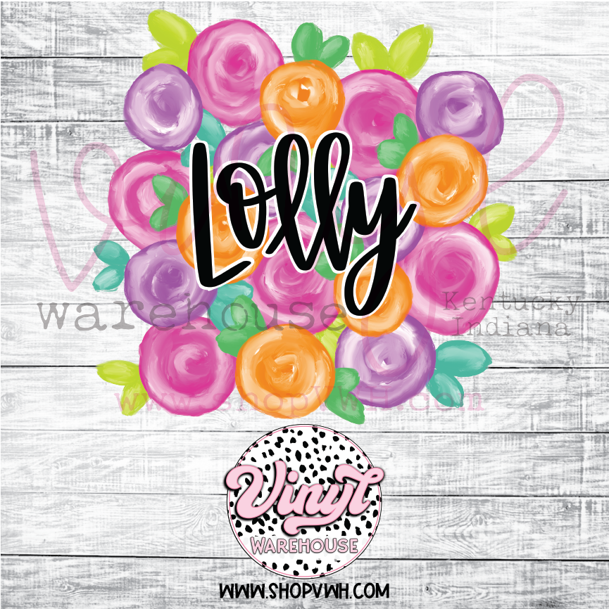 Floral Mother's Day - Heat Transfer Print