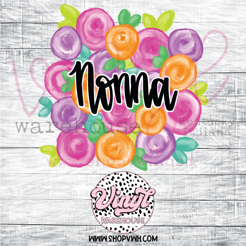 Floral Mother's Day - Heat Transfer Print