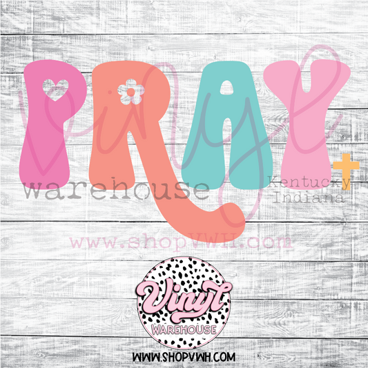 Pray - Heat Transfer Print