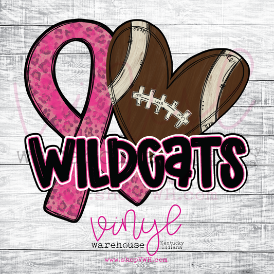 Pink Out Wildcats - Heat Transfer Print