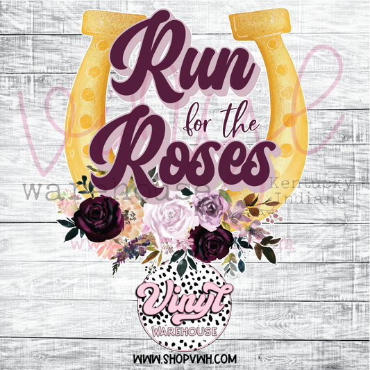Run For The Roses (Derby) - Heat Transfer Print