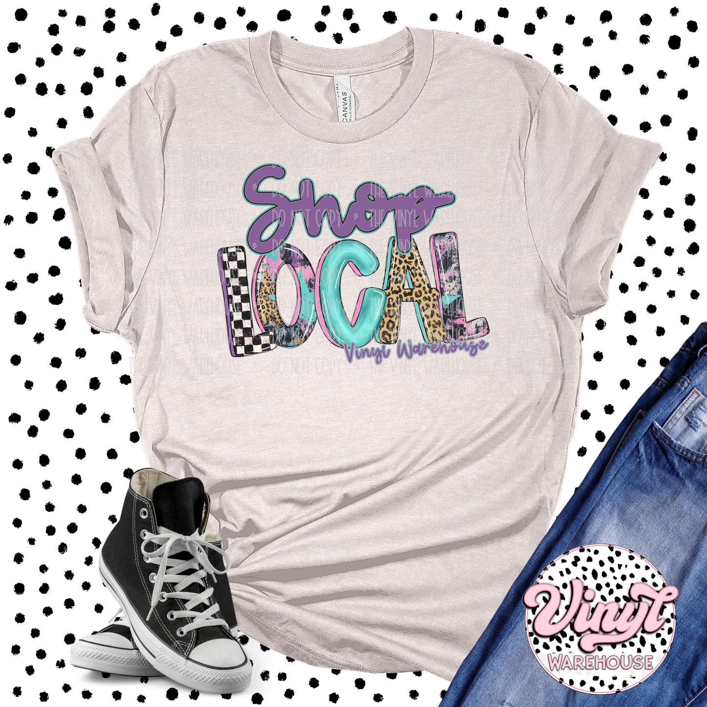 Shop Local @ Vinyl Warehouse - DTF Print
