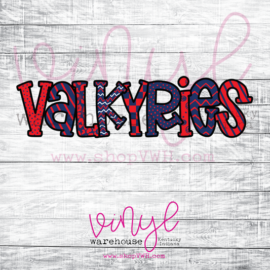 Valkyries - Heat Transfer Print