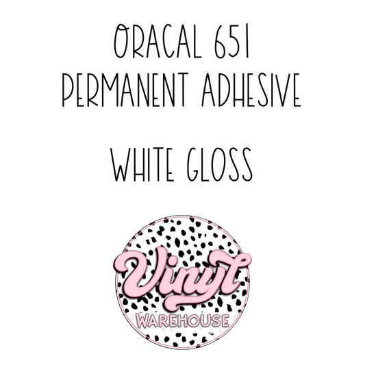 Oracal 651 - White Gloss