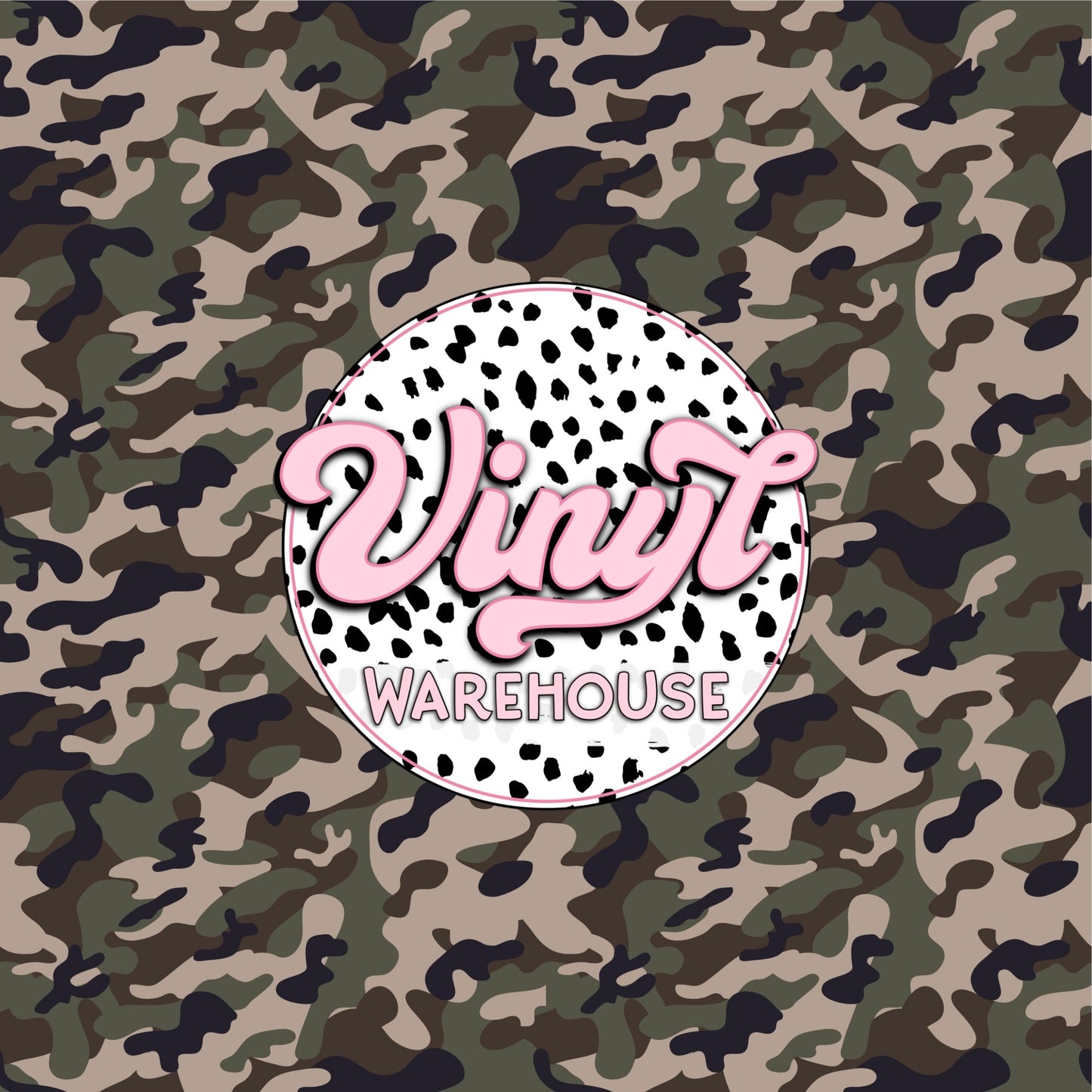 Colored Camo - Printed HTV