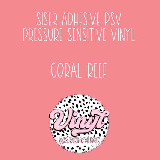 Siser PSV Permanent Adhesive - Coral Reef