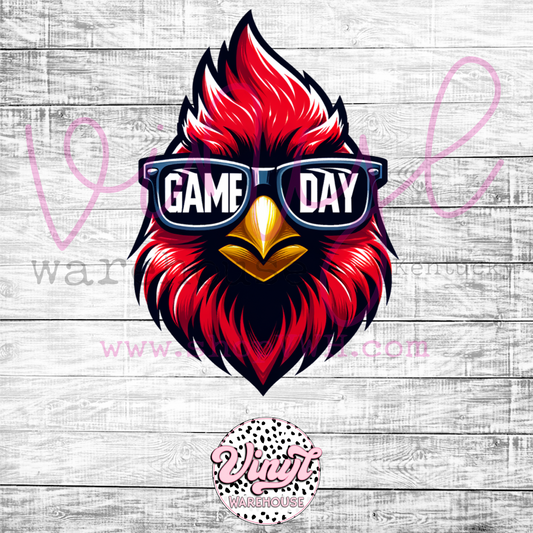 Card Head (GAME DAY Glasses) - Heat Transfer Print